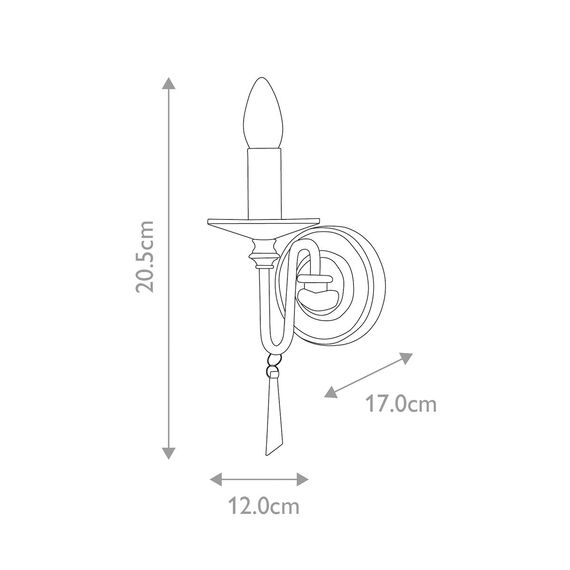 Аплик Finsbury Park 1xE14 Polished Nickel Elstead Lighting FP1-POL-NICKEL | Osvetlenieto.bg Аплик Finsbury Park 1xE14 Polished Nickel Elstead Lighting FP1-POL-NICKEL | Osvetlenieto.bg