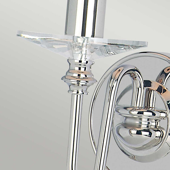 Аплик Finsbury Park 1xE14 Polished Nickel Elstead Lighting FP1-POL-NICKEL | Osvetlenieto.bg