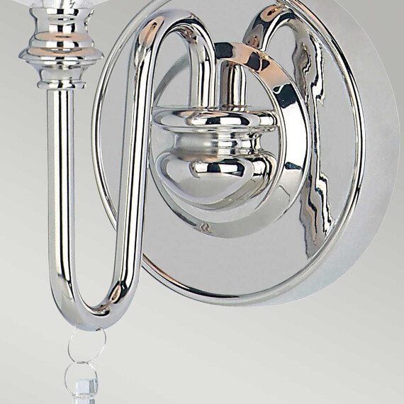 Аплик Finsbury Park 1xE14 Polished Nickel Elstead Lighting FP1-POL-NICKEL | Osvetlenieto.bg