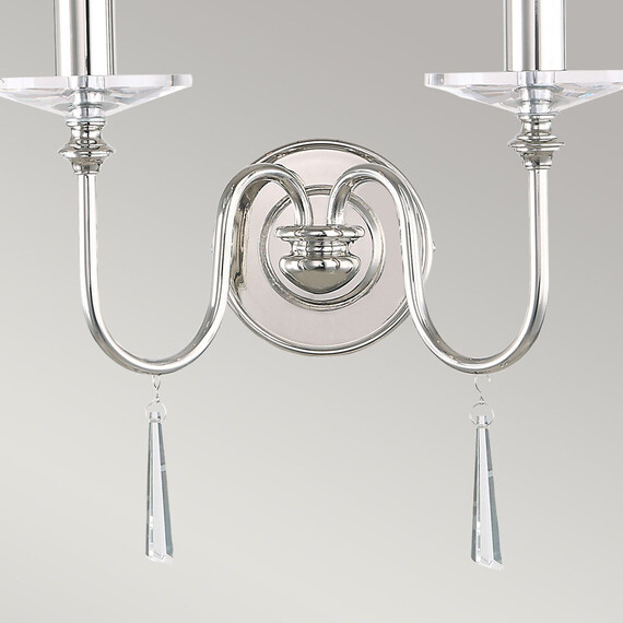 Аплик Finsbury Park 2xE14 Polished Nickel Elstead Lighting FP2-POL-NICKEL | Osvetlenieto.bg