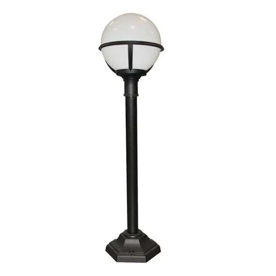 Градински стълб Glenbeigh 1xE27 Black Elstead Lighting GLENBEIGH-PILLAR | Osvetlenieto.bg