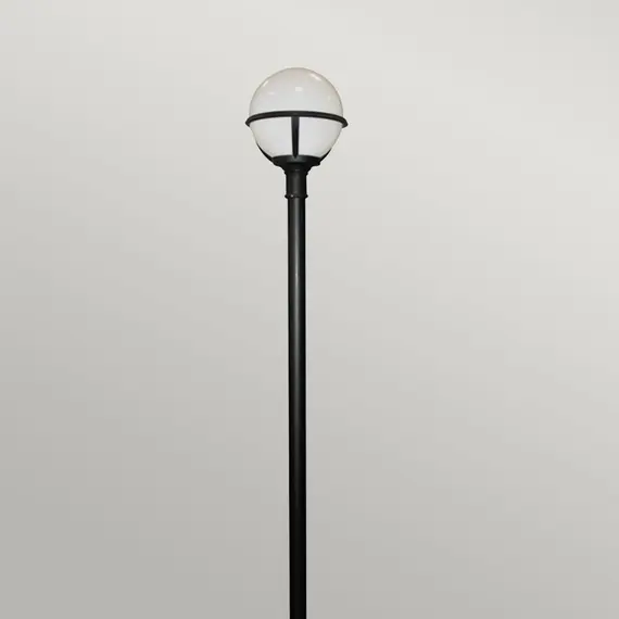 Градински стълб Glenbeigh 1xE27 Black Elstead Lighting GLENBEIGH-POST | Osvetlenieto.bg