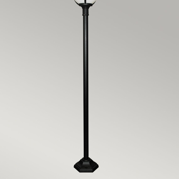Градински стълб Glenbeigh 1xE27 Black Elstead Lighting GLENBEIGH-POST | Osvetlenieto.bg