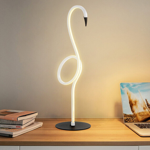 LED Настолна лампа Flamingo White Elstead Lighting FLAMINGO-TL-WHT | Osvetlenieto.bg