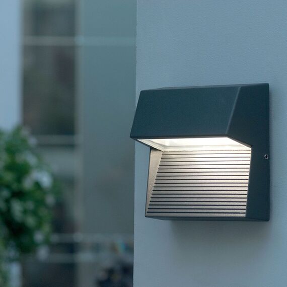 LED Външен аплик Freyr Square Graphite Elstead Lighting FREYR-SQ | Osvetlenieto.bg