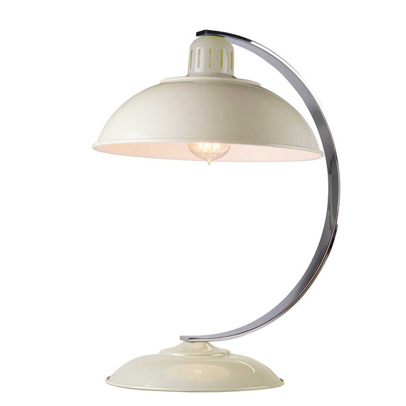 Настолна лампа Franklin 1xE27 Desk Lamp Oyster White Elstead Lighting FRANKLIN-CREAM | Osvetlenieto.bg
