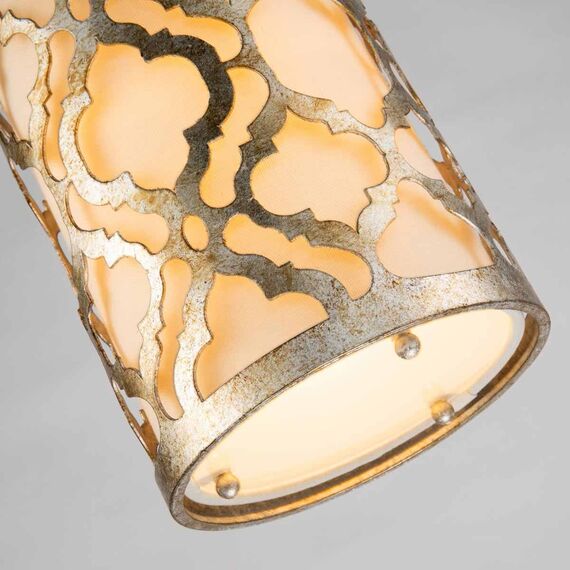 Пендел Arabella 1xE27 Duo-Mount Mini Gilded Nola Distressed Gold Ivory Shade Gilded Nola GN-ARABELLA-MP | Osvetlenieto.bg