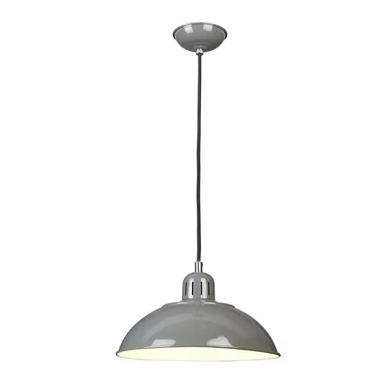 Пендел Franklin 1xE27 Grey Elstead Lighting FRANKLIN-P-GY | Osvetlenieto.bg