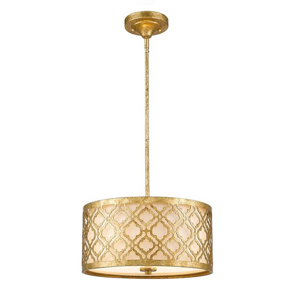 Полилей Arabella 2xE27 Duo-Mount Medium Gilded Nola Distressed Gold Ivory Shade Gilded Nola GN-ARABELLA-P-M | Osvetlenieto.bg