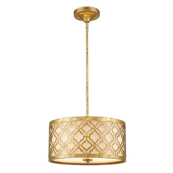 Полилей Arabella 2xE27 Duo-Mount Medium Gilded Nola Distressed Gold Ivory Shade Gilded Nola GN-ARABELLA-P-M | Osvetlenieto.bg