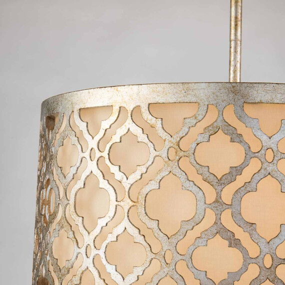 Полилей Arabella 2xE27 Duo-Mount Medium Gilded Nola Distressed Gold Ivory Shade Gilded Nola GN-ARABELLA-P-M | Osvetlenieto.bg