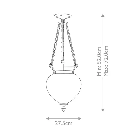 Полилей Finsbury Park 3xE14 Medium Polished Nickel Elstead Lighting FP-P-M-POL-NCKL | Osvetlenieto.bg