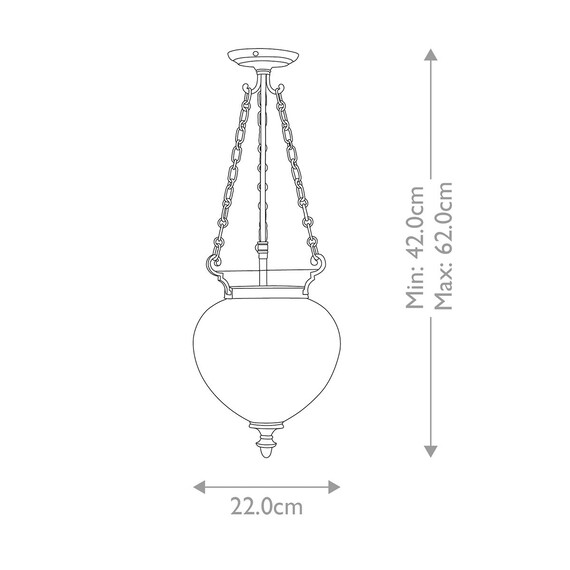 Полилей Finsbury Park 3xE14 small Polished Nickel Elstead Lighting FP-P-S-POL-NCKL | Osvetlenieto.bg