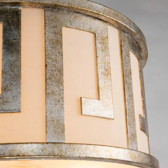 Полилей Lemuria 2xE27 Medium Gilded Nola Distressed Gold Ivory Shade Gilded Nola GN-LEMURIA-P-M | Osvetlenieto.bg