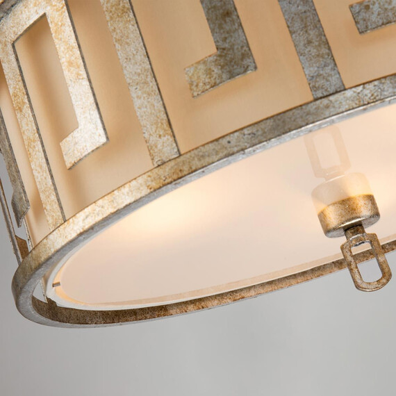 Полилей Lemuria 3xE27 Duo-Mount Large Gilded Nola Distressed Gold Ivory Shade Gilded Nola GN-LEMURIA-P-L | Osvetlenieto.bg
