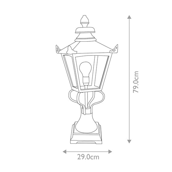 Стояща лампа Grampian 1xE27 Black Elstead Lighting GN1-BLACK | Osvetlenieto.bg