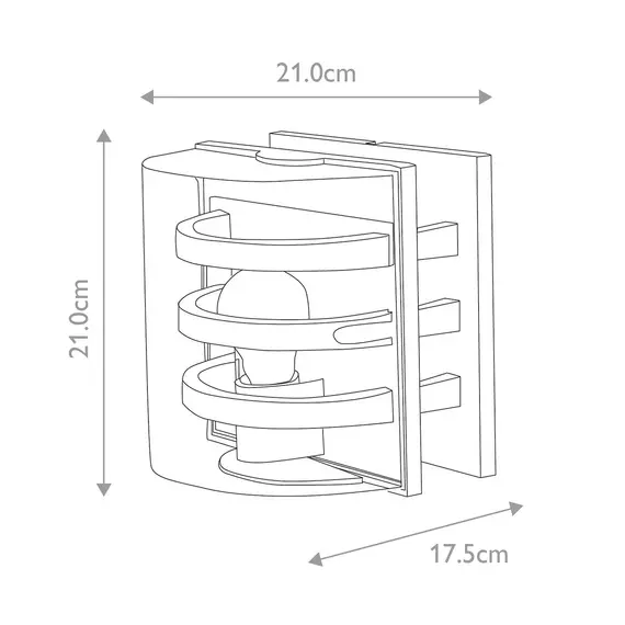 Външен аплик Frida 1xE27 Graphite Elstead Lighting FRIDA-M | Osvetlenieto.bg