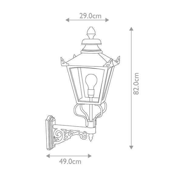 Външен аплик Grampian 1xE27 Black Elstead Lighting GB1-BLACK | Osvetlenieto.bg Външен аплик Grampian 1xE27 Black Elstead Lighting GB1-BLACK | Osvetlenieto.bg