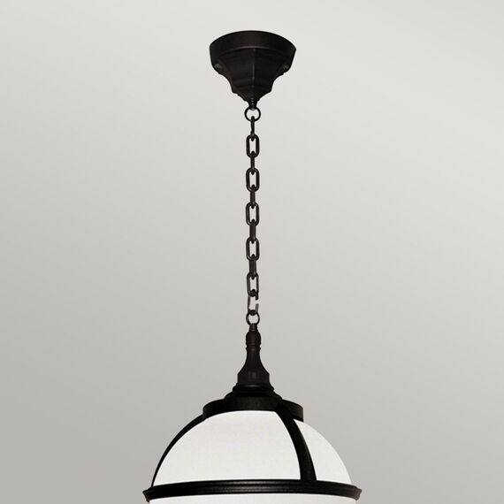 Външна висяща лампа Glenbeigh 1xE27 Black Elstead Lighting GLENBEIGH-CHAIN | Osvetlenieto.bg