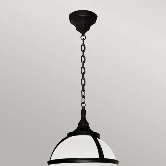 Външна висяща лампа Glenbeigh 1xE27 Black Elstead Lighting GLENBEIGH-CHAIN | Osvetlenieto.bg