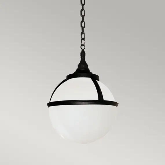 Външна висяща лампа Glenbeigh 1xE27 Black Elstead Lighting GLENBEIGH-CHAIN | Osvetlenieto.bg