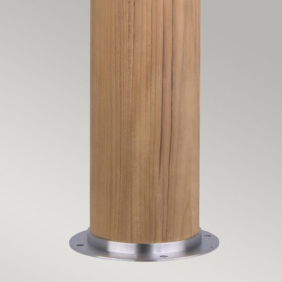 Градински стълб Poole 1xE27 Teak and Stainless Steel Garden Zone GZ-POOLE-B | Osvetlenieto.bg Градински стълб Poole 1xE27 Teak and Stainless Steel Garden Zone GZ-POOLE-B | Osvetlenieto.bg