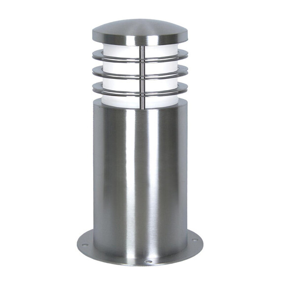 Градински стълб Sandbanks 1xE27 Mini Stainless Steel Garden Zone GZ-SANDBANKS-MB | Osvetlenieto.bg