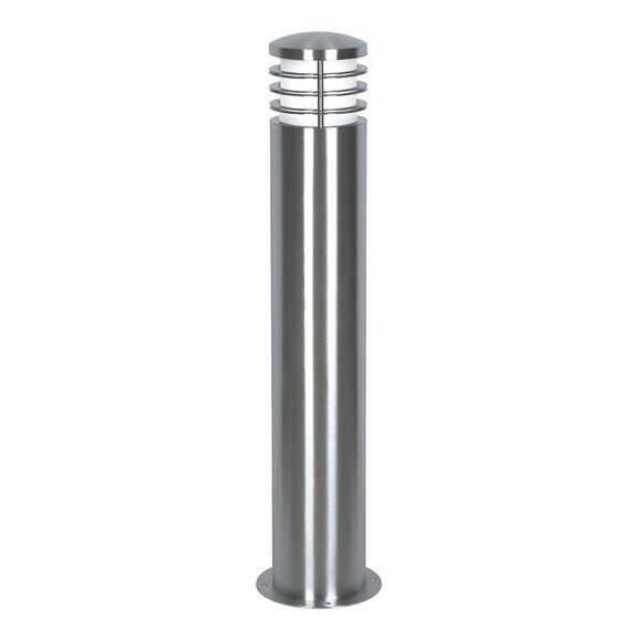 Градински стълб Sandbanks 1xE27 Stainless Steel Garden Zone GZ-SANDBANKS-B | Osvetlenieto.bg
