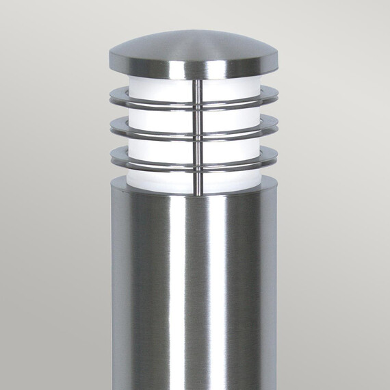 Градински стълб Sandbanks 1xE27 Stainless Steel Garden Zone GZ-SANDBANKS-B | Osvetlenieto.bg