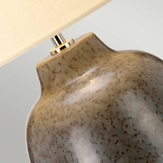 Настолна лампа Grange Park 1xE27 Grey Brown Elstead Lighting GRANGE-PARK-TL | Osvetlenieto.bg