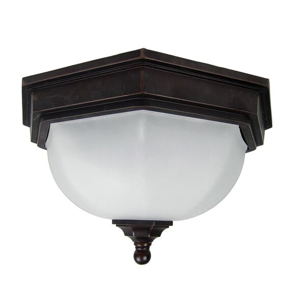 Плафон Fairford 2xE27 Lantern Old Bronze Garden Zone GZH-FF12 | Osvetlenieto.bg