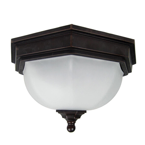 Плафон Fairford 2xE27 Lantern Old Bronze Garden Zone GZH-FF12 | Osvetlenieto.bg