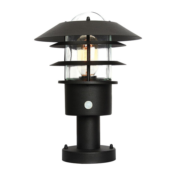Стояща лампа Helsingor 1xE27 PIR Black Elstead Lighting HELSINGOR-PIR-PED-BK | Osvetlenieto.bg