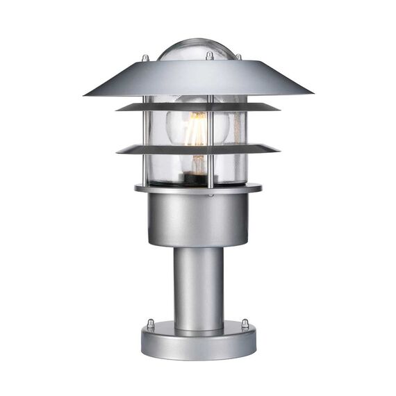 Стояща лампа Helsingor 1xE27 Silver Elstead Lighting HELSINGOR-PED | Osvetlenieto.bg