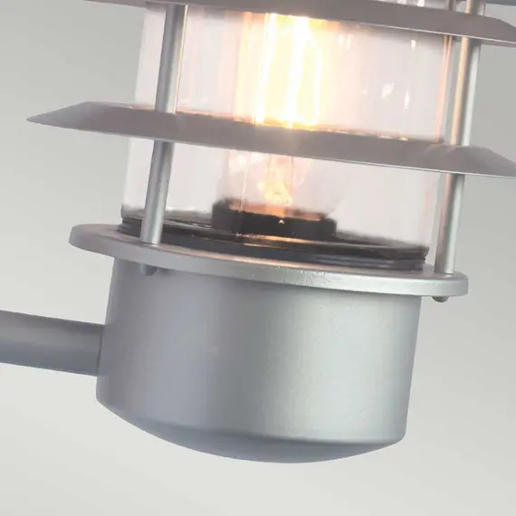 Външен аплик Helsingor 1xE27 PIR Silver Elstead Lighting HELSINGOR-PIR | Osvetlenieto.bg