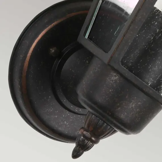 Външен аплик Highnam 1xE27 Weathered Bronze Garden Zone GZH-HN1 | Osvetlenieto.bg