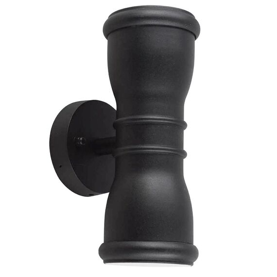 Външен аплик Malvern 2xGU10 Up & Down Lantern Black Garden Zone GZH-MALV | Osvetlenieto.bg