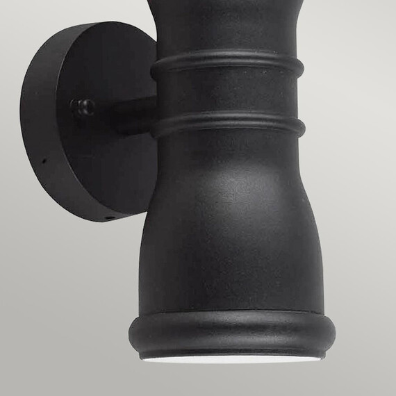 Външен аплик Malvern 2xGU10 Up & Down Lantern Black Garden Zone GZH-MALV | Osvetlenieto.bg