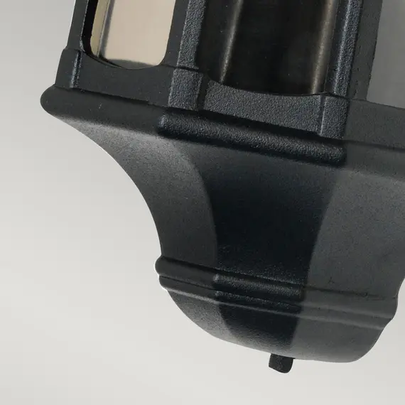 Външен аплик Newbury 1xE27 Half Lantern Black Garden Zone GZH-NB7 | Osvetlenieto.bg