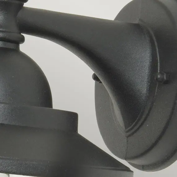 Външен аплик Sandown 1xE27 Black Garden Zone GZH-SDN2 | Osvetlenieto.bg