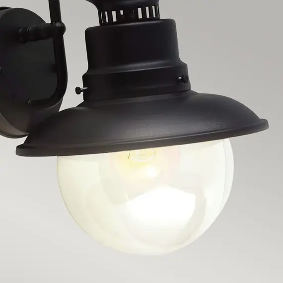 Външен аплик Shipston 1xE27 Black Garden Zone GZH-SHIP2 | Osvetlenieto.bg