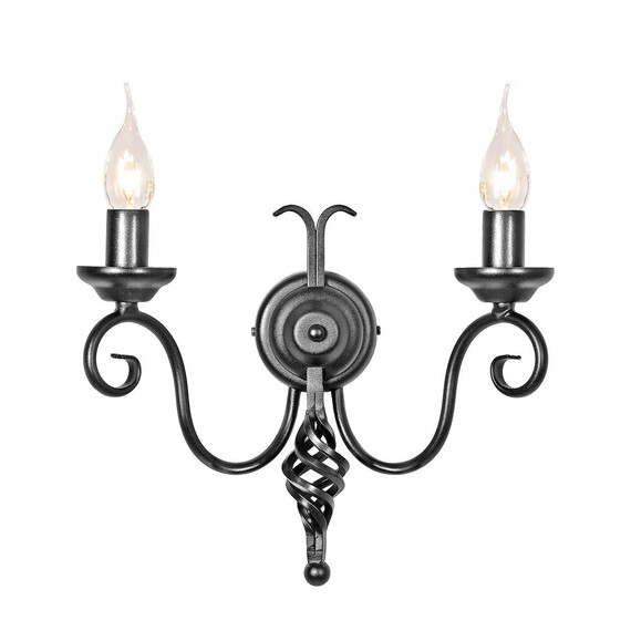 Аплик Harlech 2xE14 Black Black Elstead Lighting HR2A-BLACK | Osvetlenieto.bg