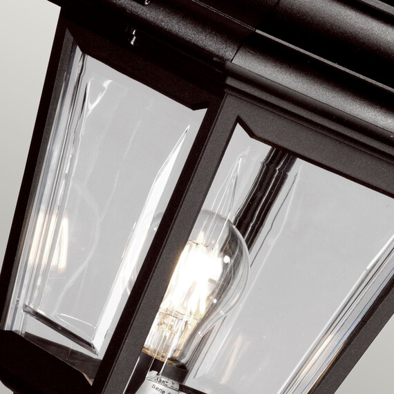 Градински стълб Kerry 1xE27 Black Elstead Lighting KERRY-PILLAR | Osvetlenieto.bg