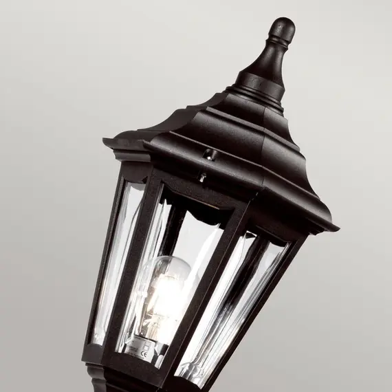 Градински стълб Kinsale 1xE27 Black Elstead Lighting KINSALE-POST | Osvetlenieto.bg