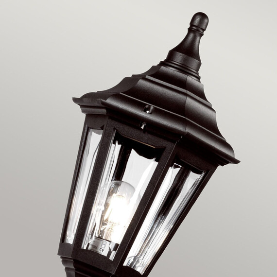 Градински стълб Kinsale 1xE27 Black Elstead Lighting KINSALE-POST | Osvetlenieto.bg