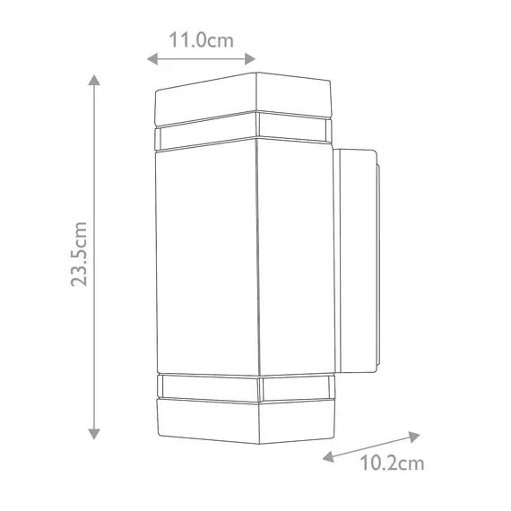 LED Външен аплик Jannik Graphite Elstead Lighting JANNIK-LED2 | Osvetlenieto.bg