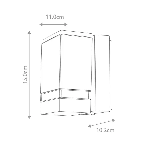 LED Външен аплик Jannik Led Graphite Elstead Lighting JANNIK-LED1 | Osvetlenieto.bg
