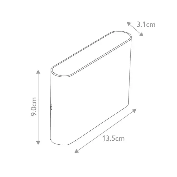 LED Външен аплик Jens Black Elstead Lighting JENS-S-C3 | Osvetlenieto.bg