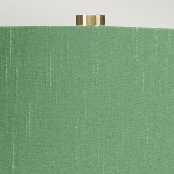 Настолна лампа Isla 1xE27 Table Light Aged Brass White Green Elstead Lighting ISLA-AB-TL-GREEN | Osvetlenieto.bg
