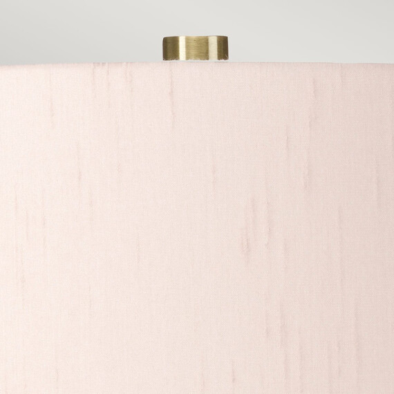 Настолна лампа Isla 1xE27 Table Light Aged Brass White Pink Elstead Lighting ISLA-AB-TL-PINK | Osvetlenieto.bg